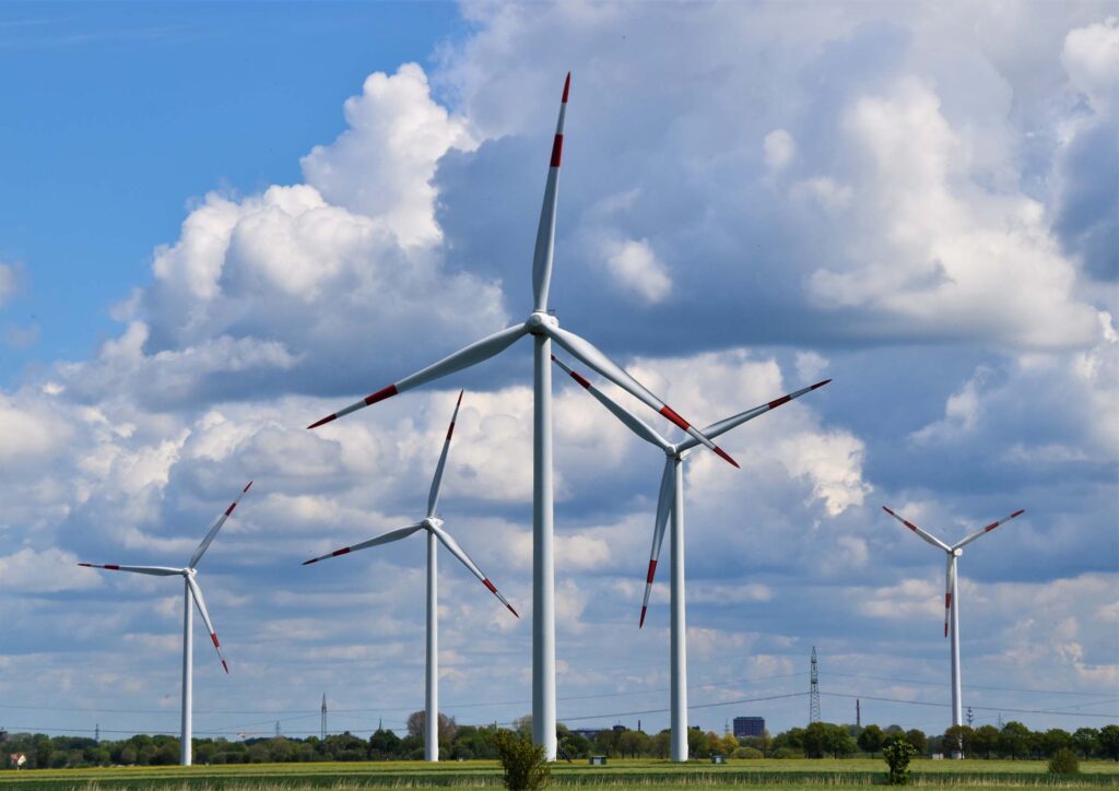 image of wind turbine at daytime