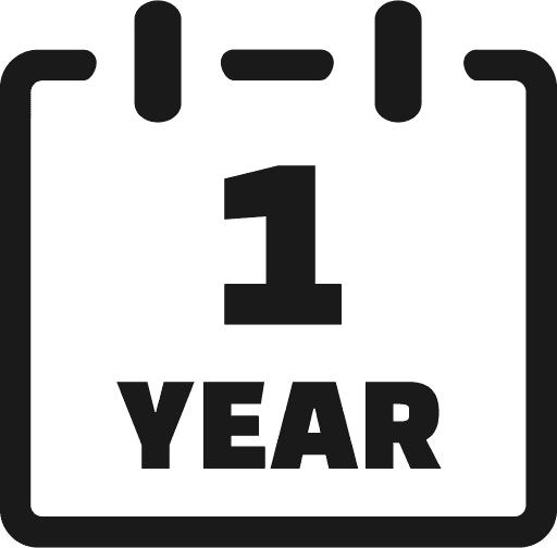 image of 1 year calendar icon